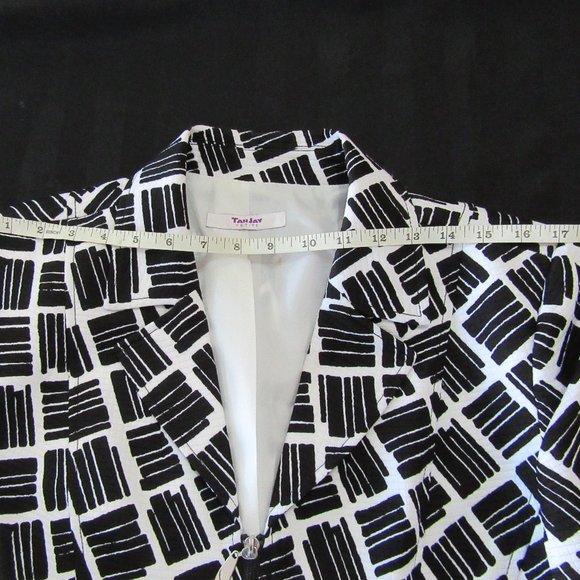 Blazer Black /White Tan Jay petite possible Xlarge - Picture 13 of 15